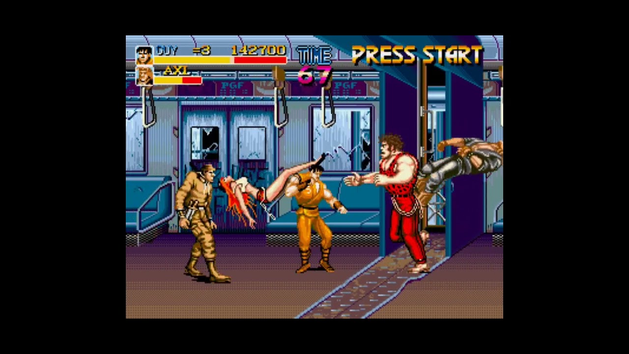 Final fight MEGADRIVE 