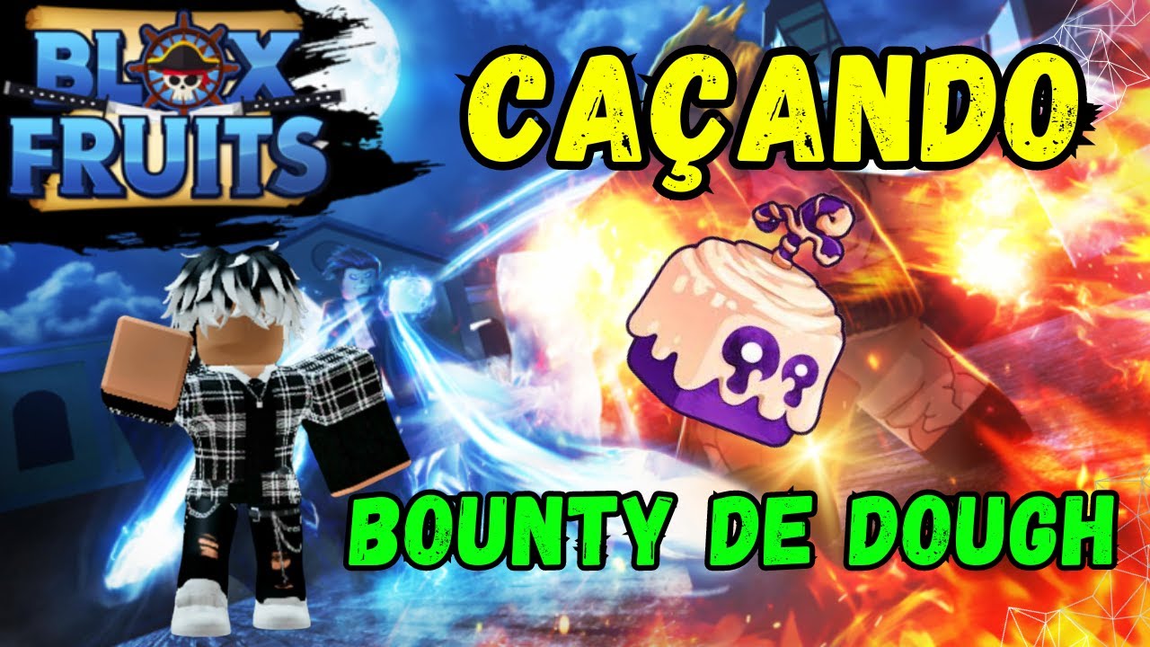 Caçando Bounty com DOUGH 👑 no Mobile - Blox Fruits! #roblox#BloxFruits#DoughFruit#BountyHunting