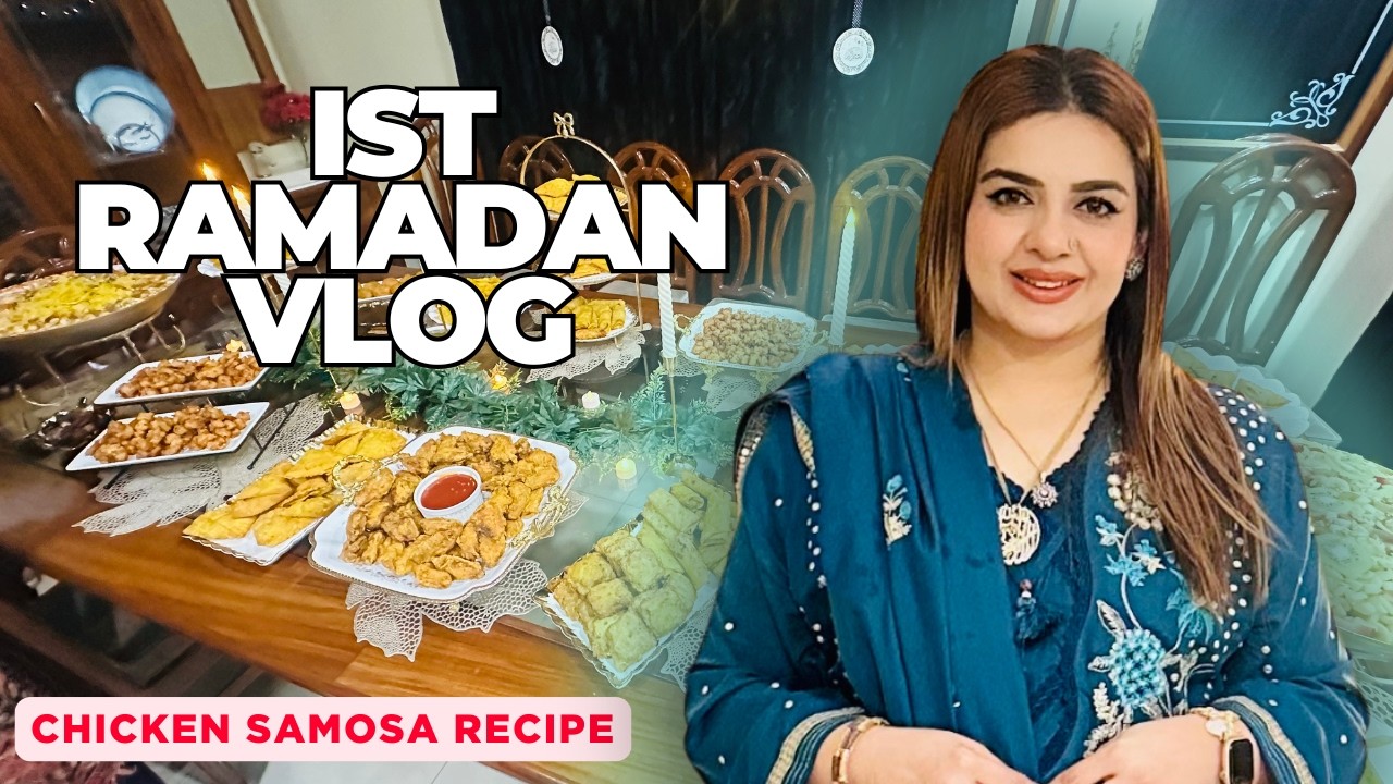 Ramzan se aik din pehle|  Pehli Sehri | Pehli Iftari| Chicken Samosa Recipe|faryals_blog