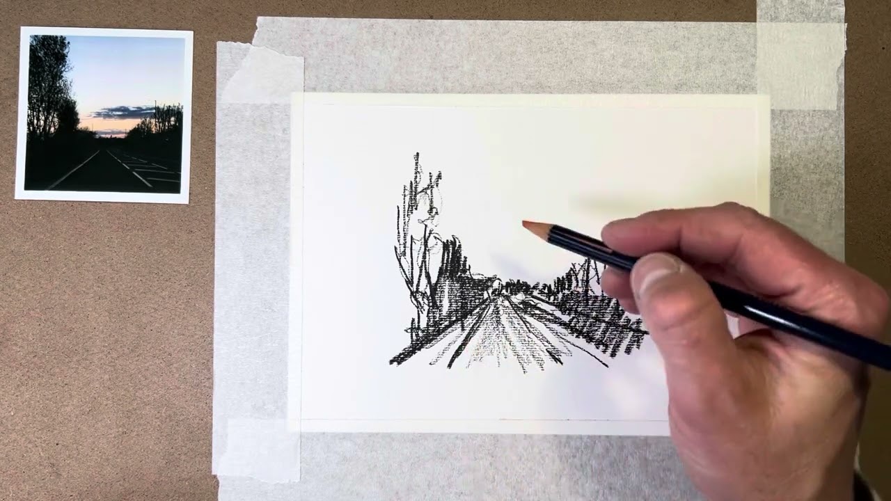 Watercolour Pencil Tutorial - 3 Pencils 5 Minutes