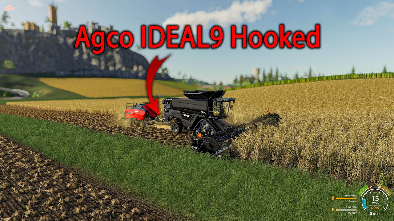 Farming Simulator 19 Agco IDEAL9 kancalı | Yeni mod
