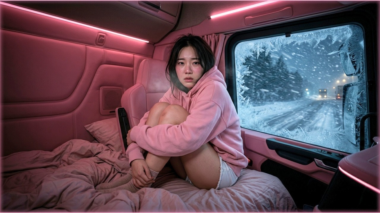 A Day in My Truck: Solo Female Trucker Survives Complete Engine Failure in a -30°F Blizzard