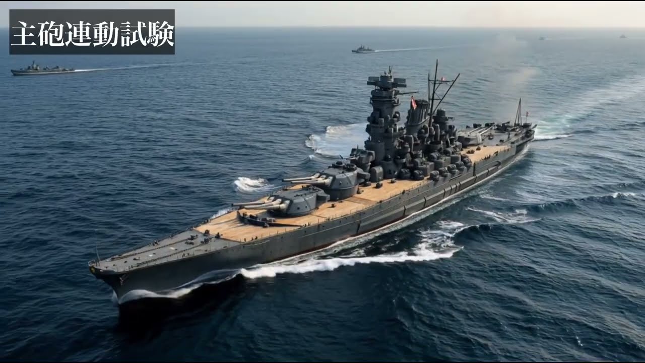 【AI復元】戦艦大和「海上公試」 / IJN Battleship Yamato: The Phantom Sea Trials [AI Restoration]