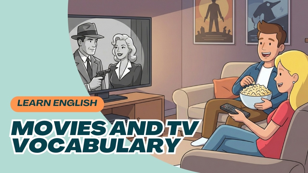 Movies & TV Shows in English - Easy A1 Conversation | Beginner Listening Podcast