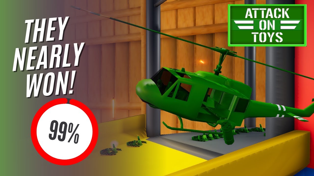 FIGHTING in a Toystore and my ENEMY ALMOST WON! - Attack On Toys