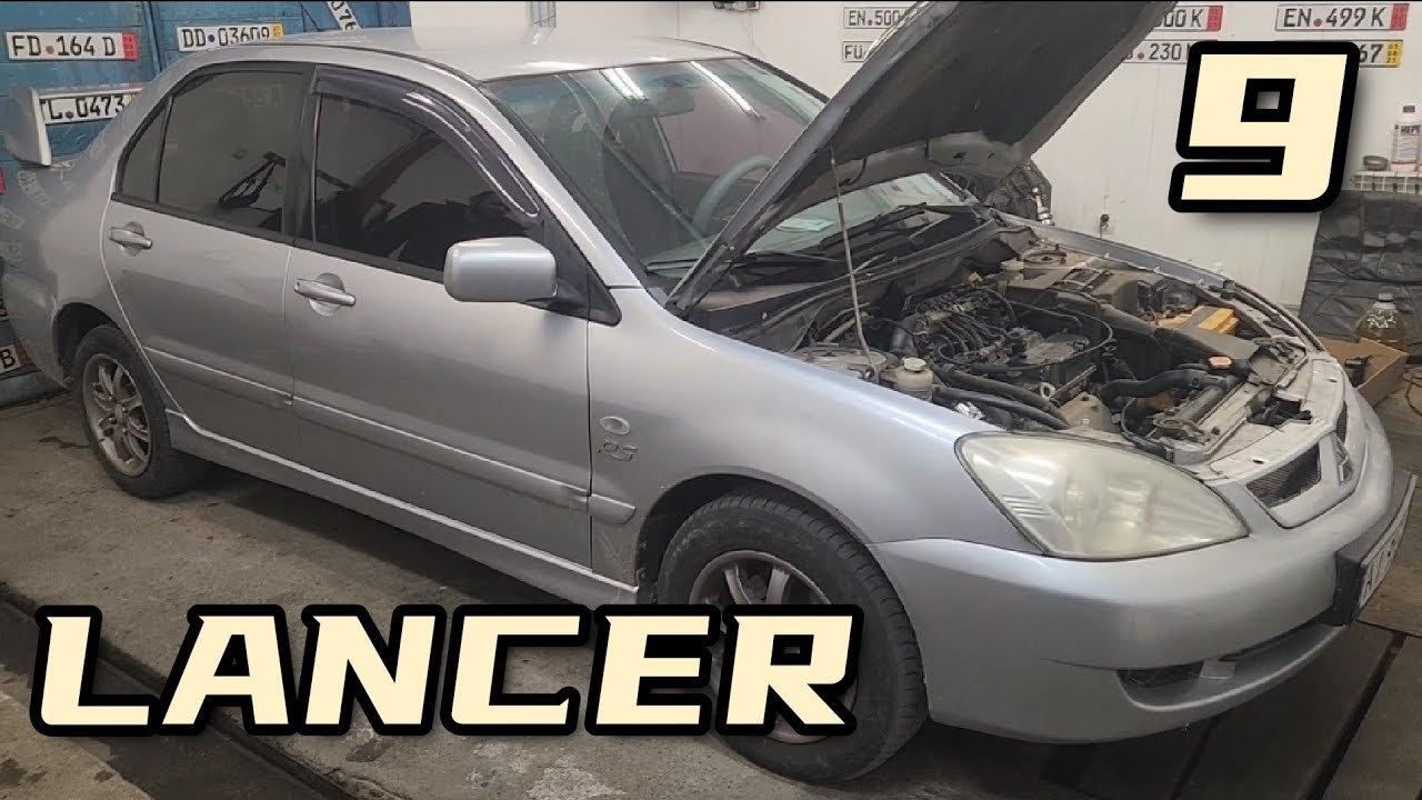 Mitsubishi Lancer 9 промивка системи охолодження, повна заміна антифризу.