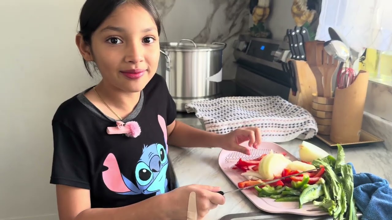 Cocinando sopa de frijoles 