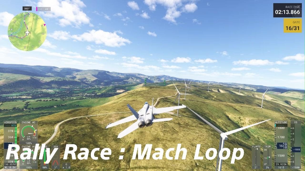 Microsoft Flight Simulator 2024 - Rally Race Challenge : Mach Loop
