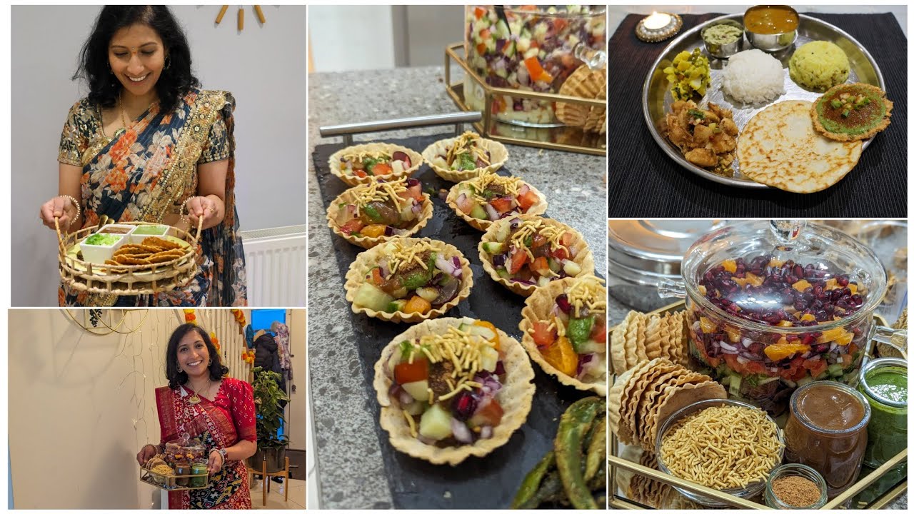 Party food Ideas | Nippat Chat | Sweet & Savory Version of Tart | South Indian Platter