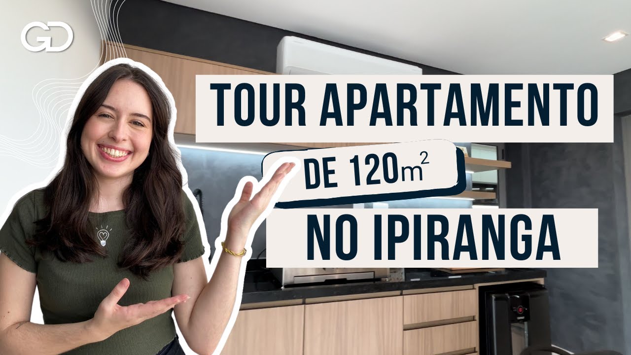 TOUR por APARTAMENTO de 120m² no Ipiranga com MUITO LED | Projeto moderno e cheio de personalidade