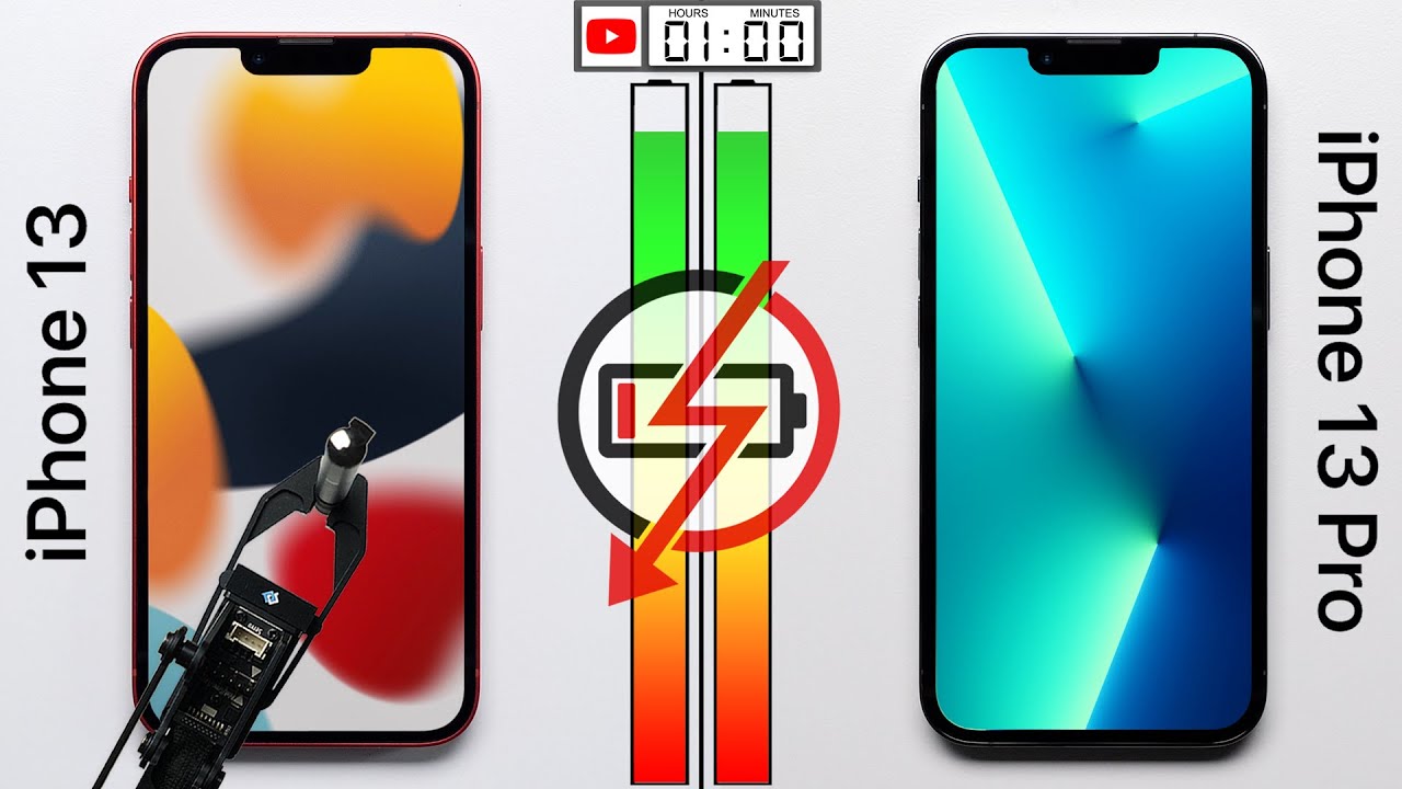 Тест аккумулятора iPhone 13 и iPhone 13 Pro