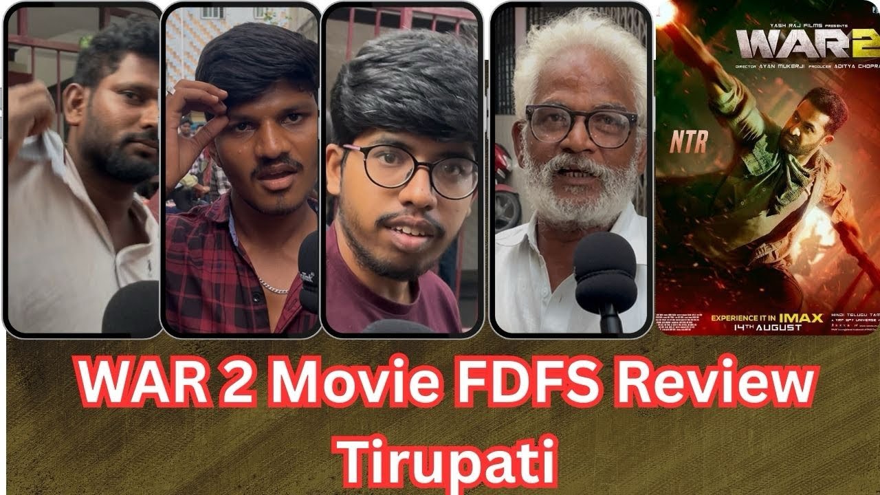 WAR 2 Movie FDFS Review | Tirupati | Public Review | Public Talk 