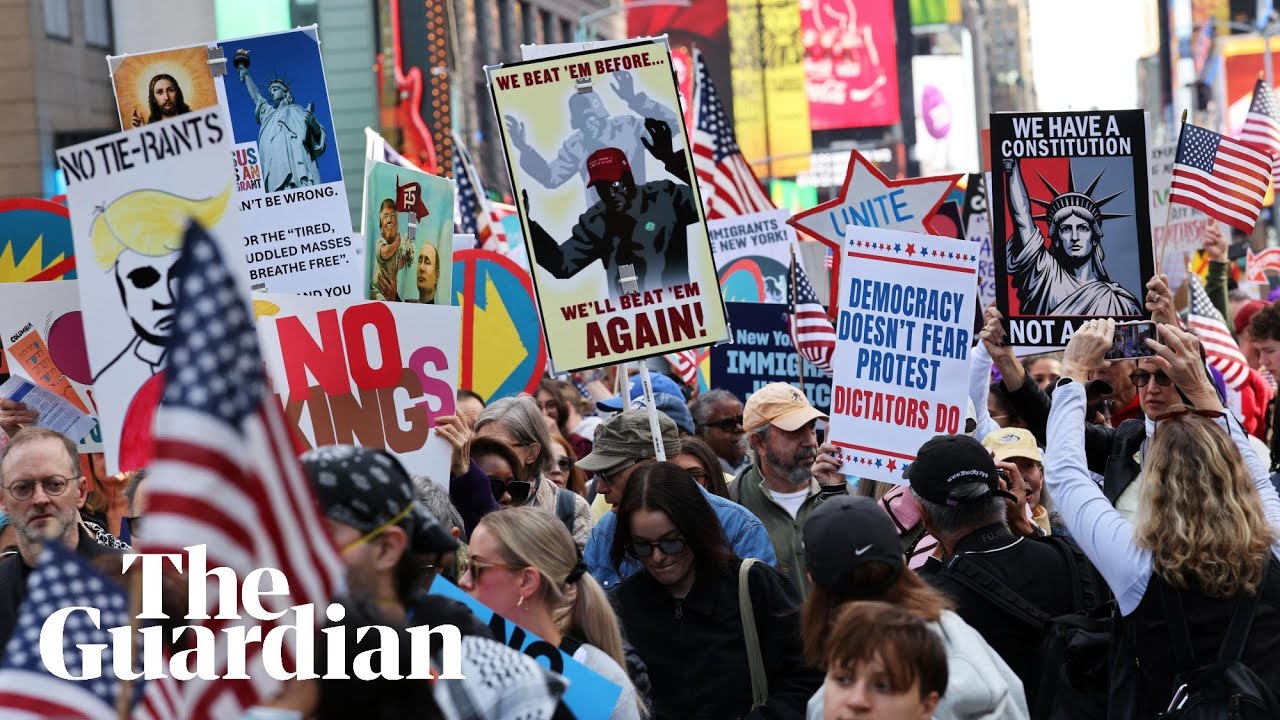 Millions join No Kings protests across the US