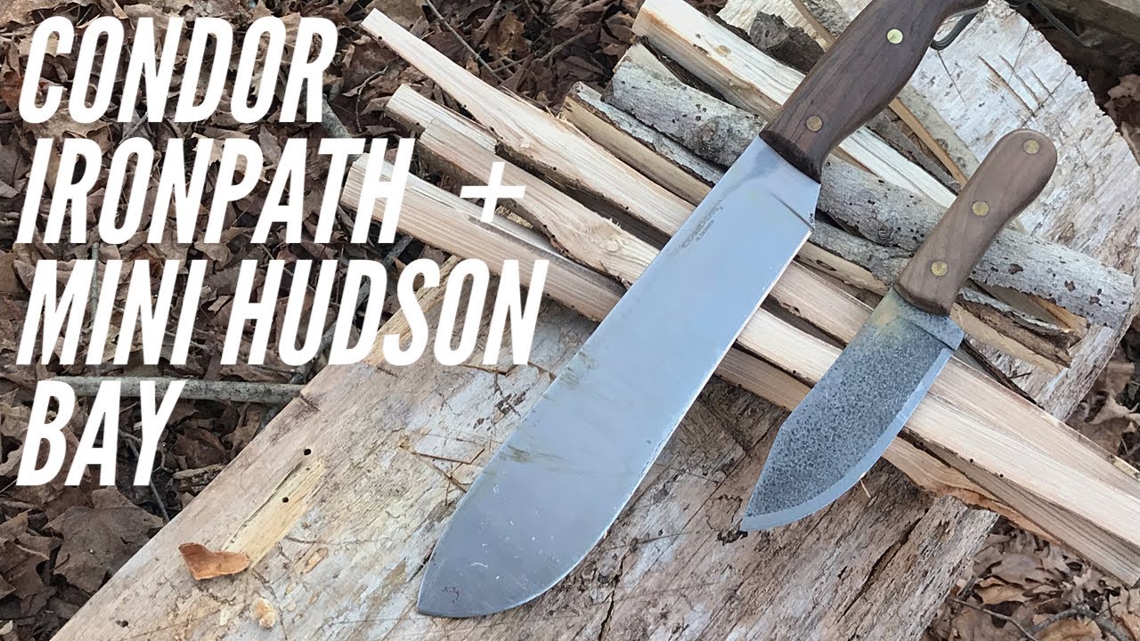 Condor Ironpath + Mini Hudson Bay + AMAZING Custom Sheath from Black Bear Custon Kydex