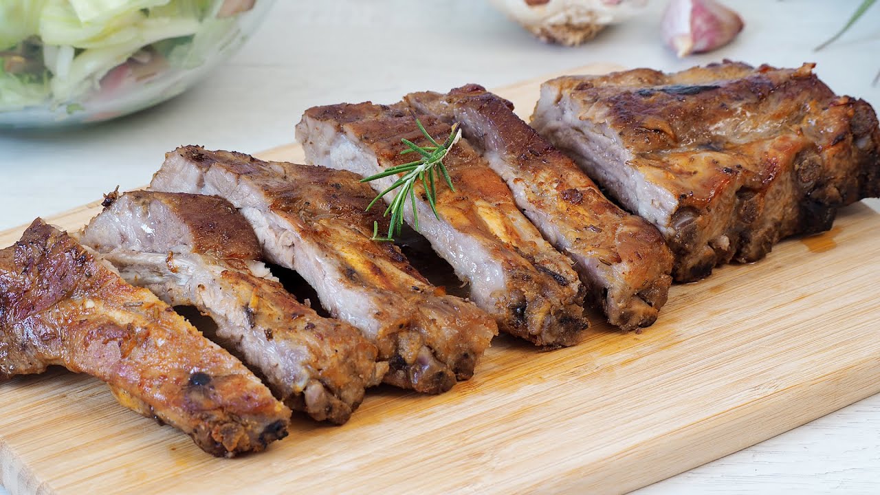 COSTILLAS de CERDO al horno tiernas y jugosas