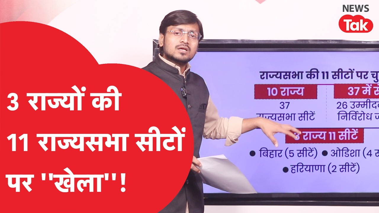Rajya sabha Voting: 3 राज्यों की 11 सीटों पर फंसा पेंच! बिहार, ओडिशा और हरियाणा में 'खेला'!