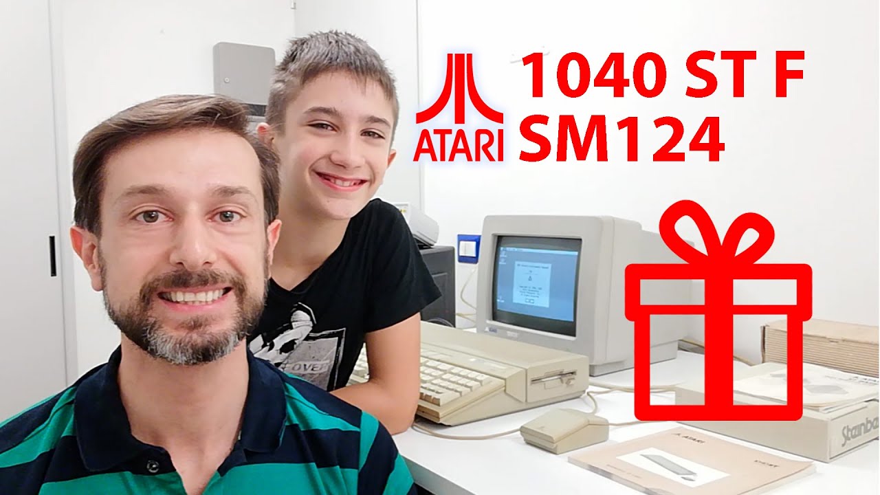 Ho ricevuto in regalo un Atari 1040 ST F con monitor SM124! Lo proviamo?