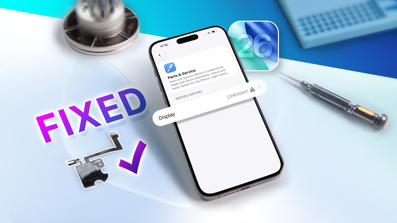 100% исправление сообщения &laquo;Неизвестная часть&raquo; на новом экране iOS 26