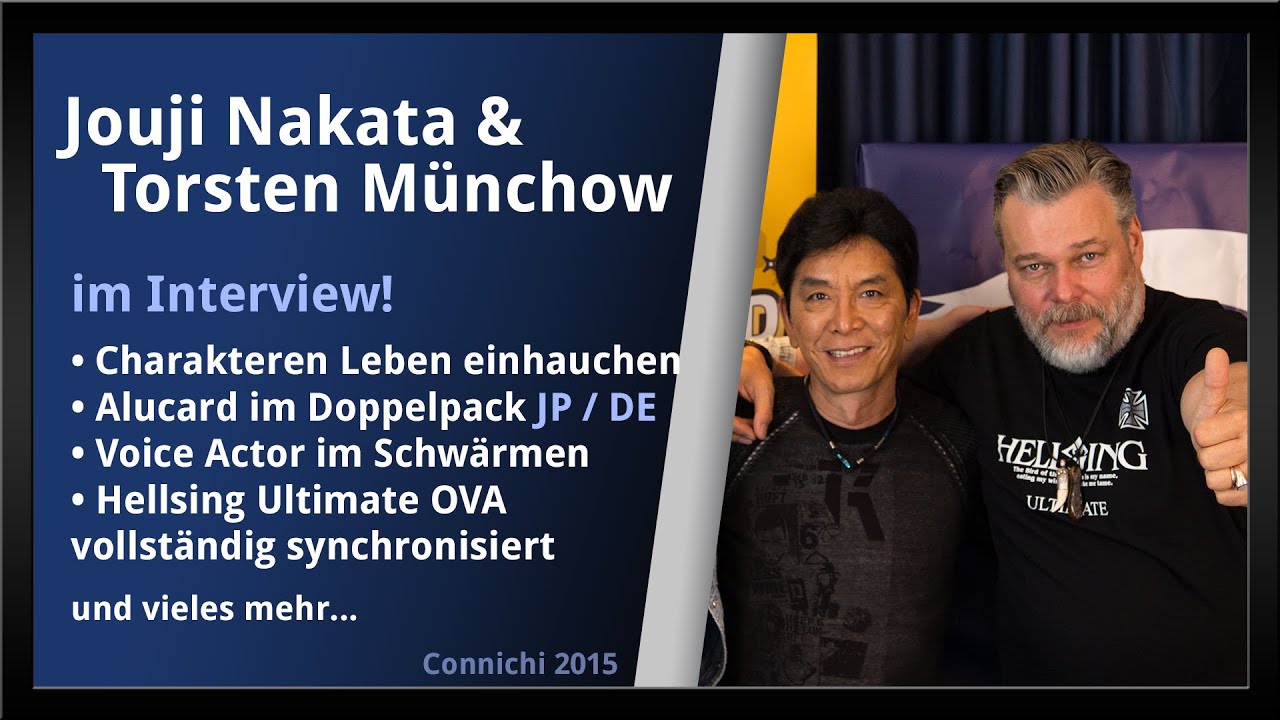 Torsten Münchow & Jouji Nakata - Interview | Connichi 2015 (german/日本語)