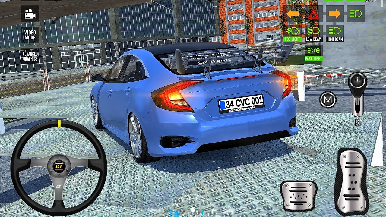 New Parking Simulator 2026 - Impossible Parallel Park: Civic Turbo - Car Game Android Gameplay