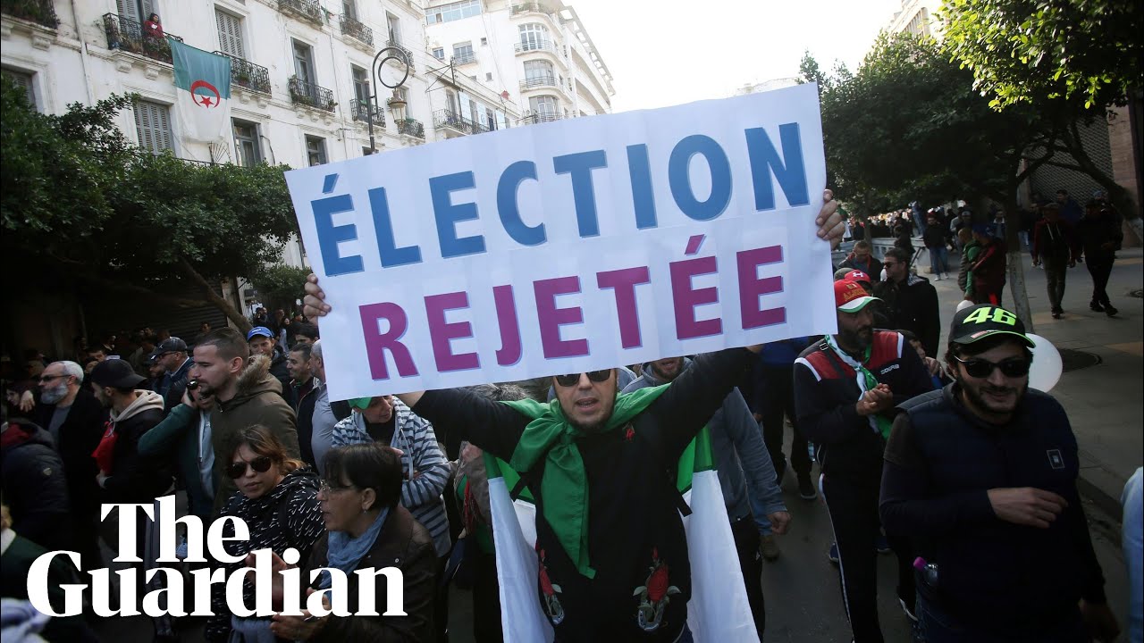 Algeria: protesters boycott election chanting &lsquo;No vote! We want freedom!&rsquo;