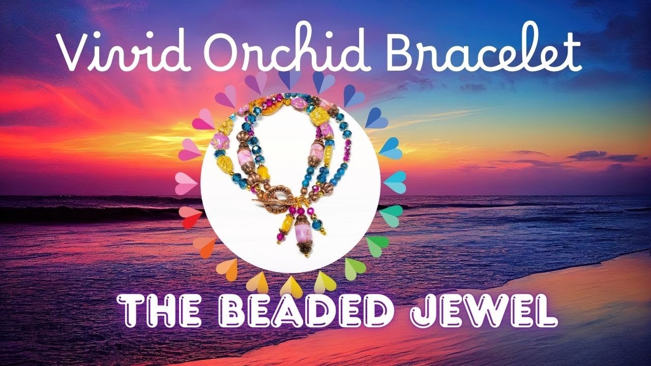 DIY Orchid Beaded Bracelet: Simple Tutorial for Gorgeous Handmade Jewelry
