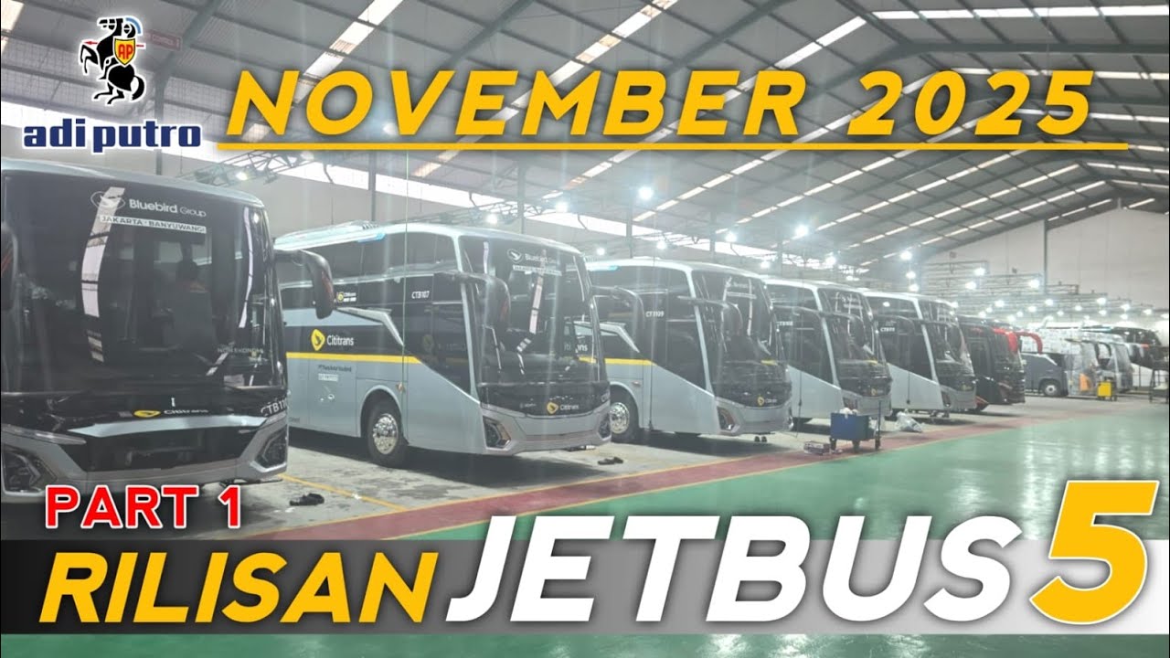 KEJAR TARGET AKHIR TAHUN ⁉️ JETBUS 5 YANG SIAP RILIS DI NOVEMBER 2025 DARI KAROSERI ADIPUTRO