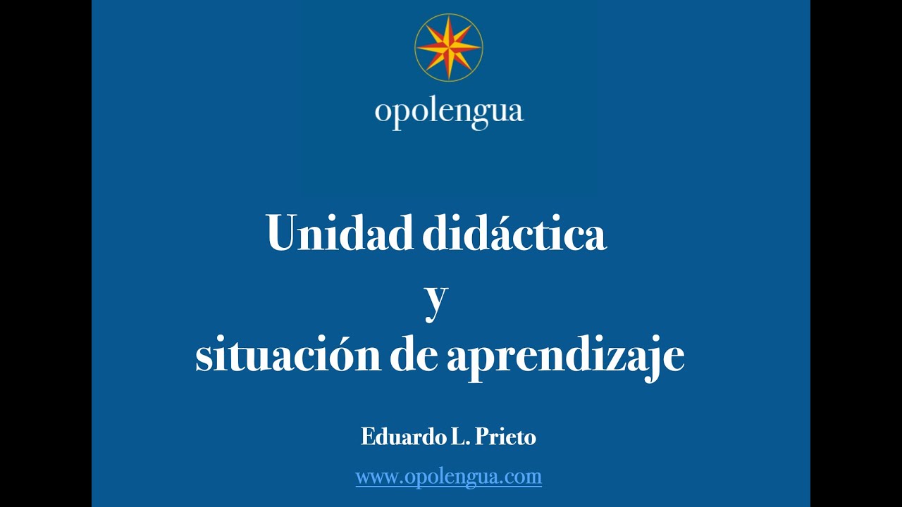 Unidad Didáctica y Situación de Aprendizaje