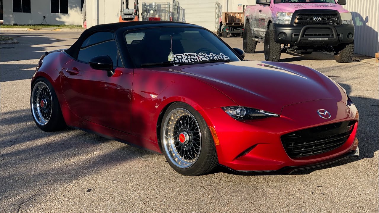 Rolandos Slammed Miata// stancenation