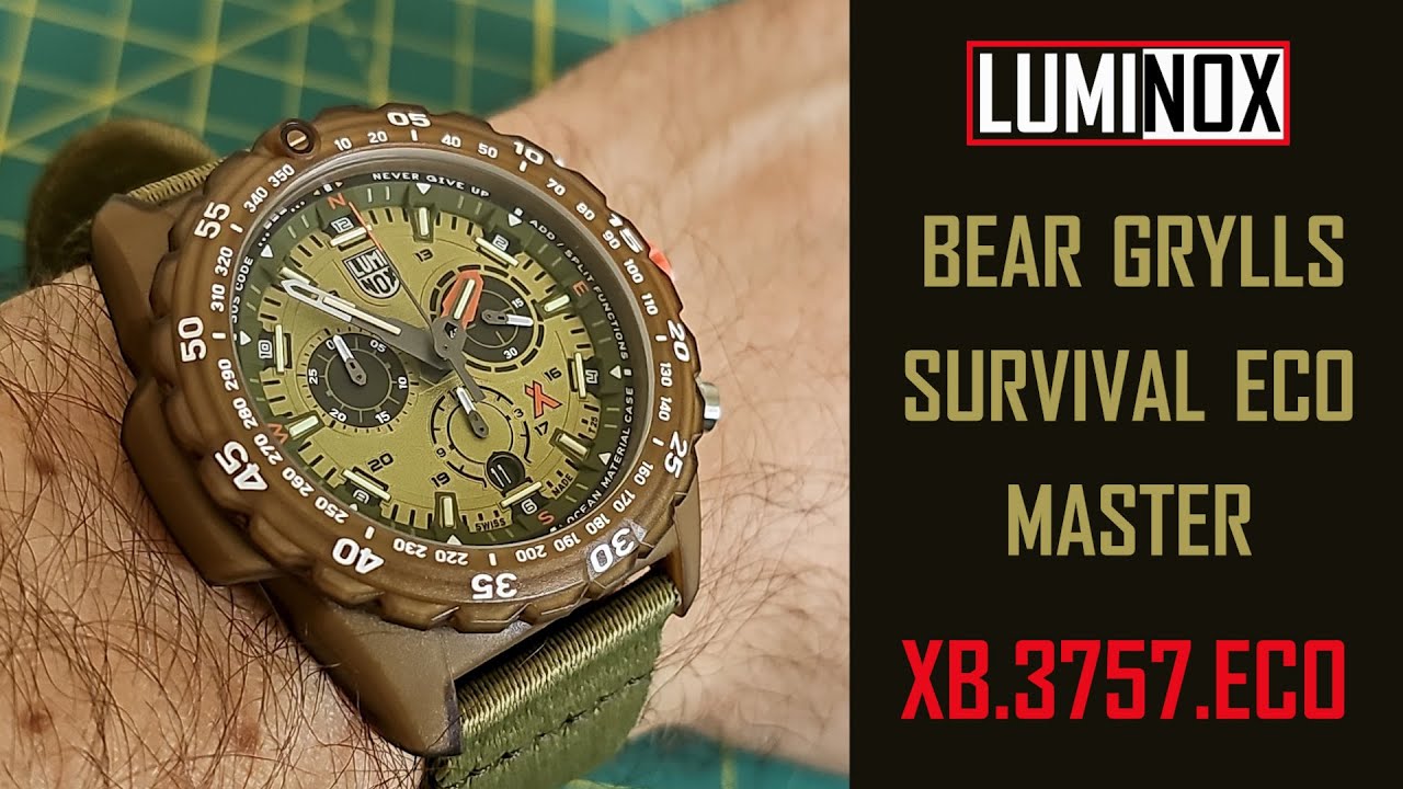 Luminox Bear Grylls Survival Eco Master XB.3757.ECO watch review #luminox #gedmislaguna #beargrylls