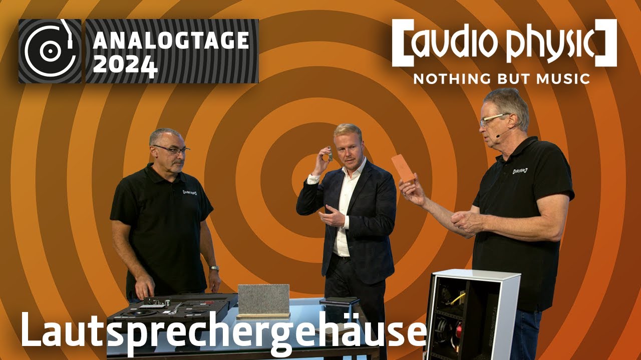 Analogtage 2024 - Audio Physic: Lautsprechergehäuse