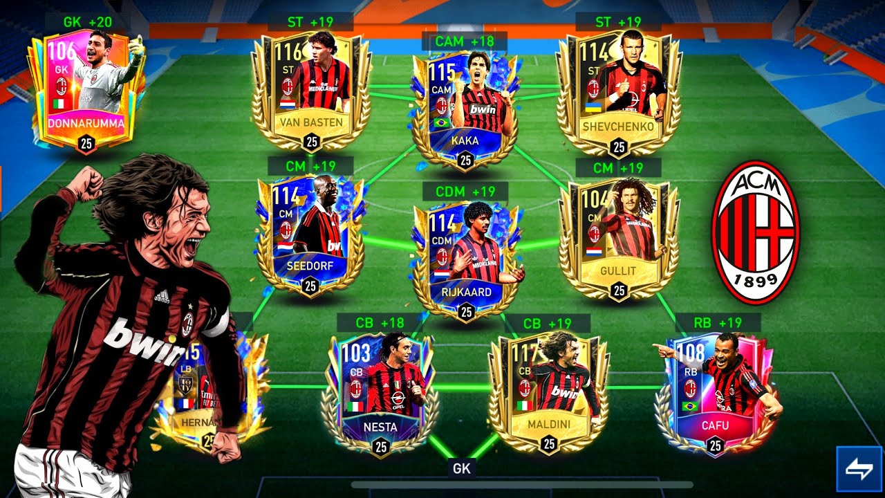 I Made Best Ever Milan - We Have Kaka, Maldini, Gullit - FIFA Mobile 22