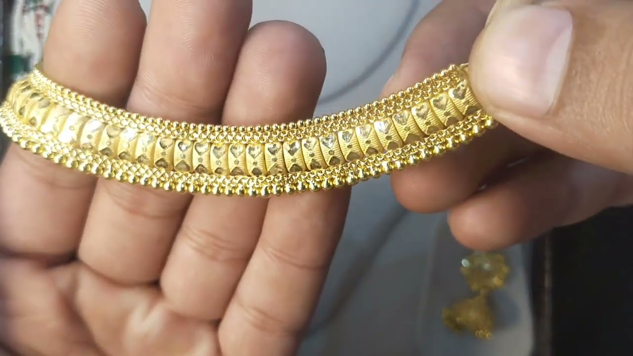 Gold necklace design 2026 | lightweight gold necklace design | Gold set design with weight and price