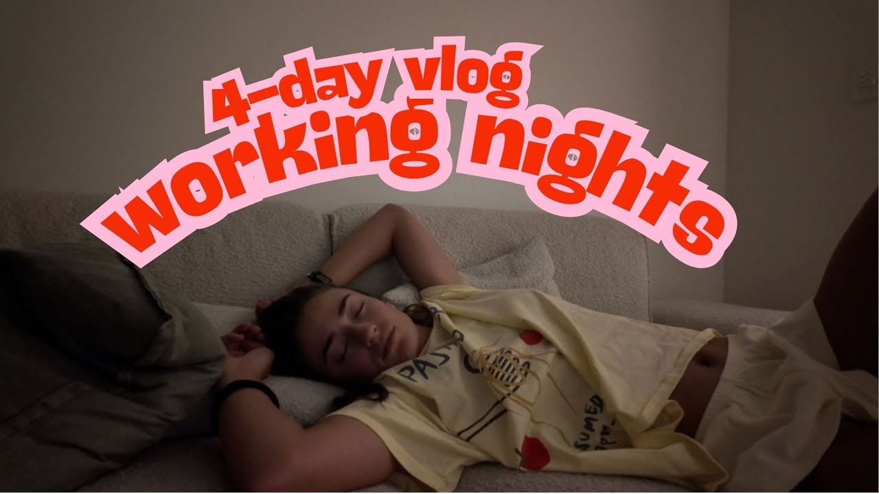 4-day vlog: nightshifts, running, brain dumps & a very sleep deprived grace