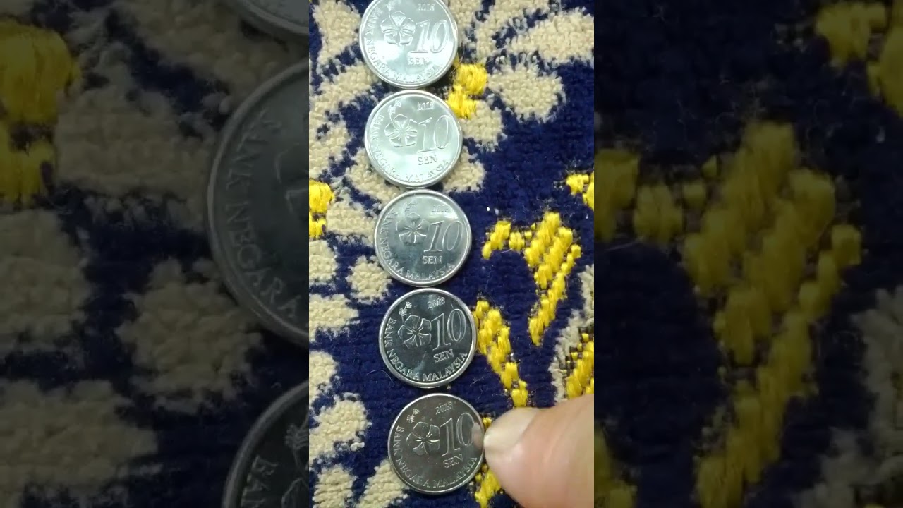 Lots of Malaysia 10 Sen 2018(AH 1440) New Currency Coins-02