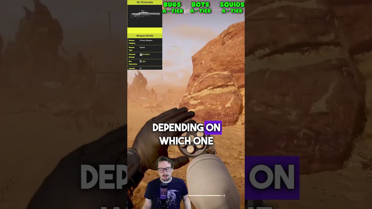 Рейтинг основного оружия Helldivers 2 &mdash; переменный