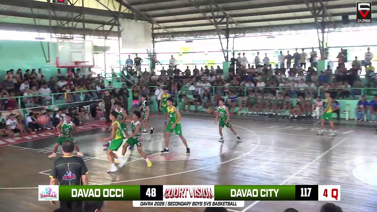 DAY 2: DAVRAA 2026 | SECONDARY BOYS 5V5 BASKETBALL  Davao City vs Davao Occidental