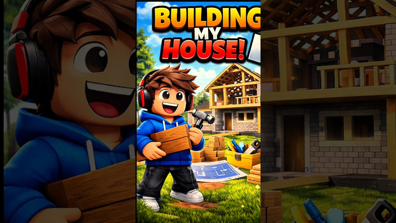 BUILDING MY HOUSE IN ROBLOX 😍😍 || SARIF LADKA
