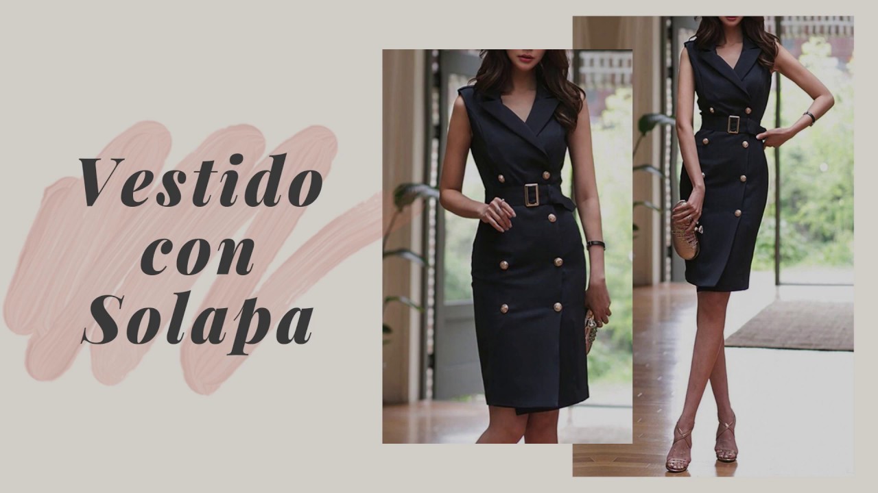 PATRÓN VESTIDO CON SOLAPA