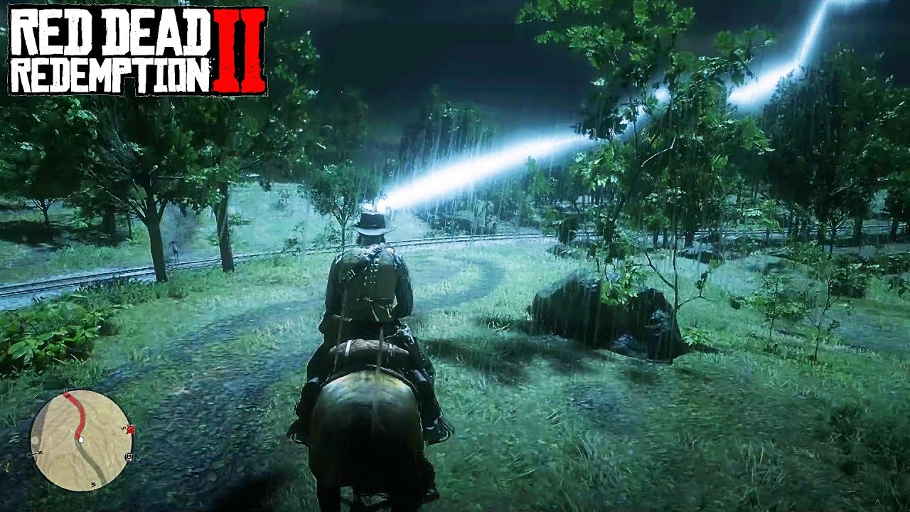 RDR 2 Gameplay: Almost Hit By Lightning | Nvidia RTX 3060 Ti