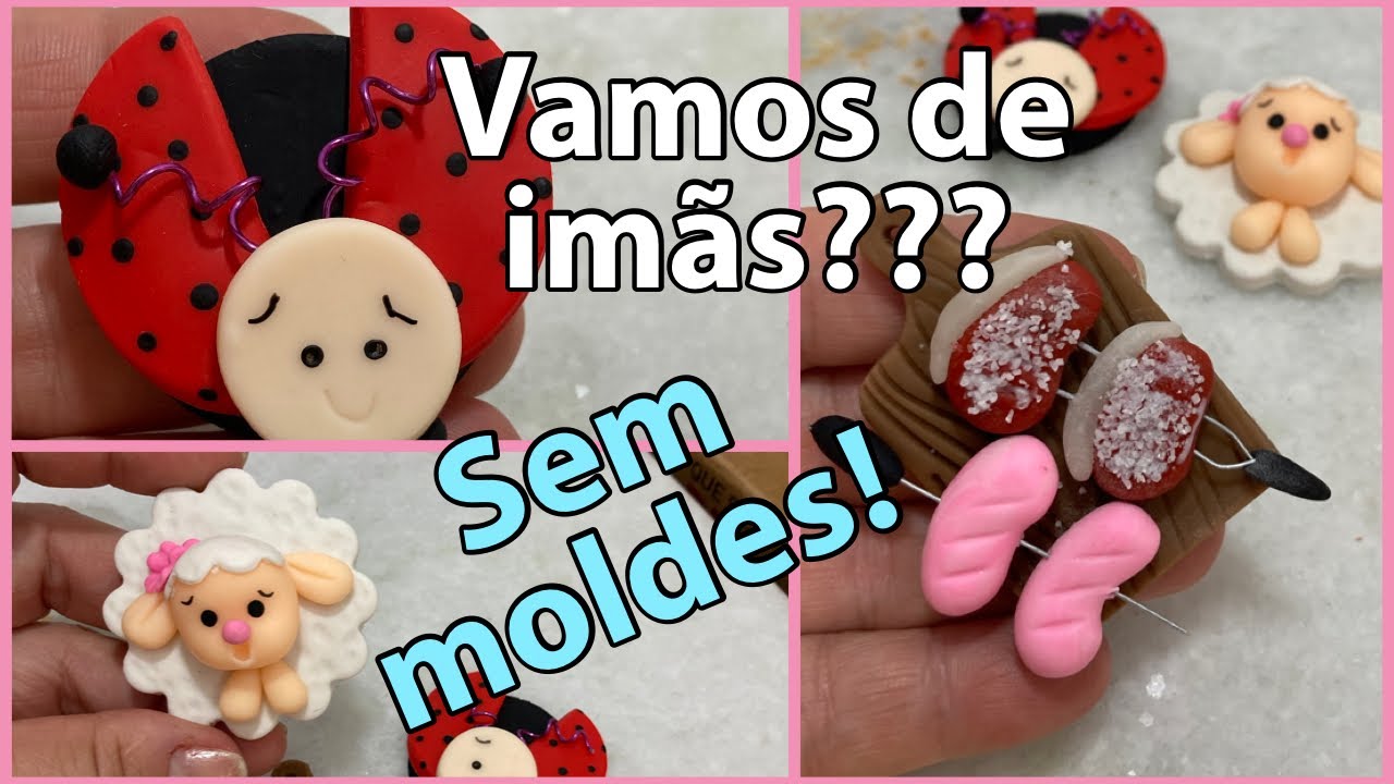 Imãs de geladeira/Arte Com a Paty Biscuit