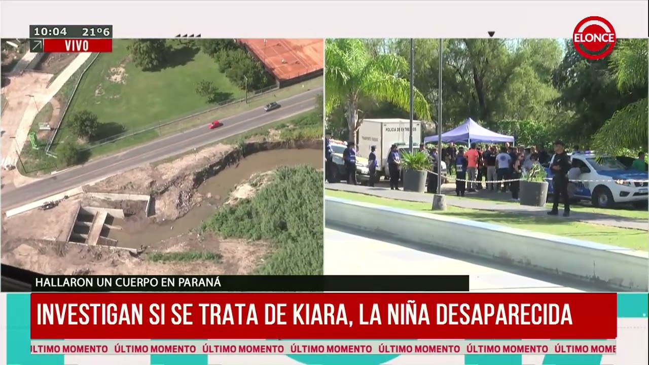 Hallaron un cuerpo en zona Thompson, investigan si se trata de la pequeña Kiara. Elonce