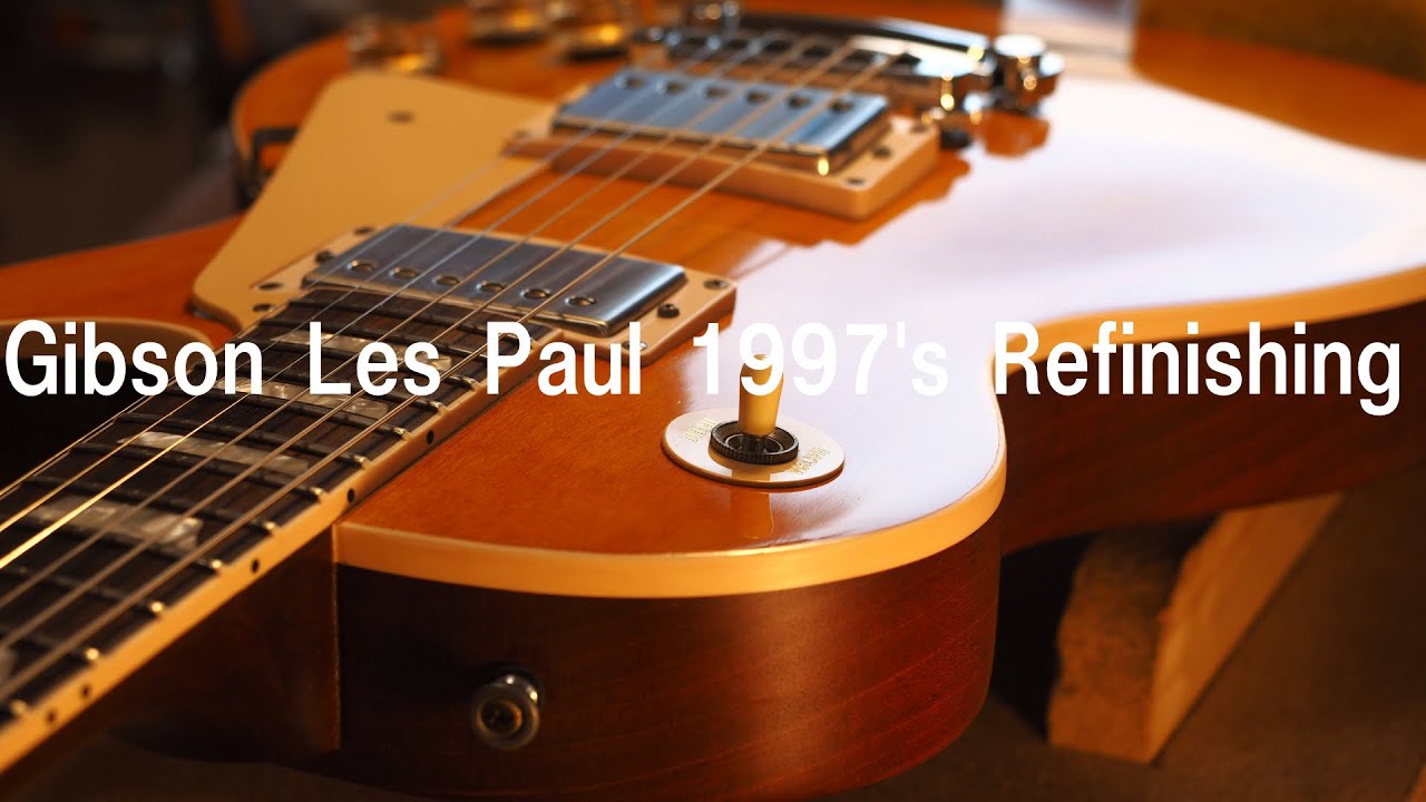 Gibson Les Paul 1997's Refinishing  Shellac and oil-finish Restoration