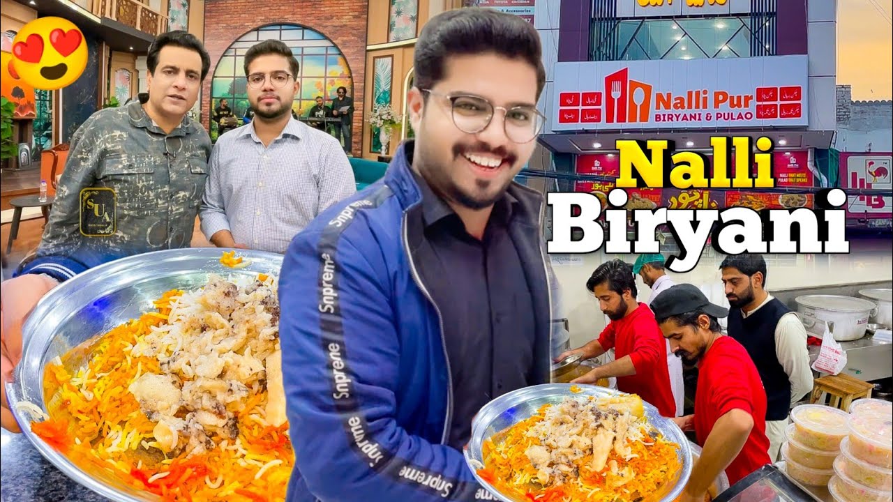 Best Nalli Biryani In Lahore - Pakistan Famous Street Food- Nalli Pur - Sheikh Usman Ali