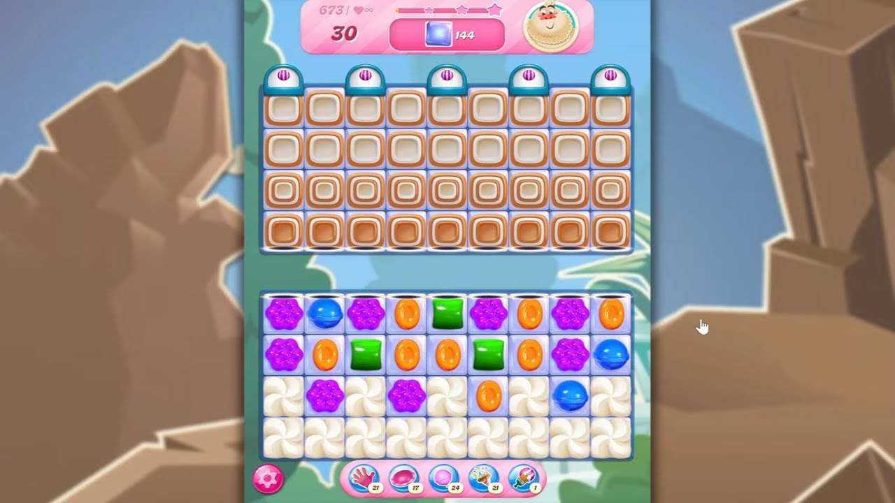 Candy Crush Saga LEVEL 673 NO BOOSTERS&nbsp;(new version)🐟☑️