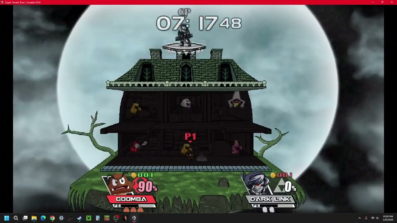 I love Goomba and Dark Link in SSBC