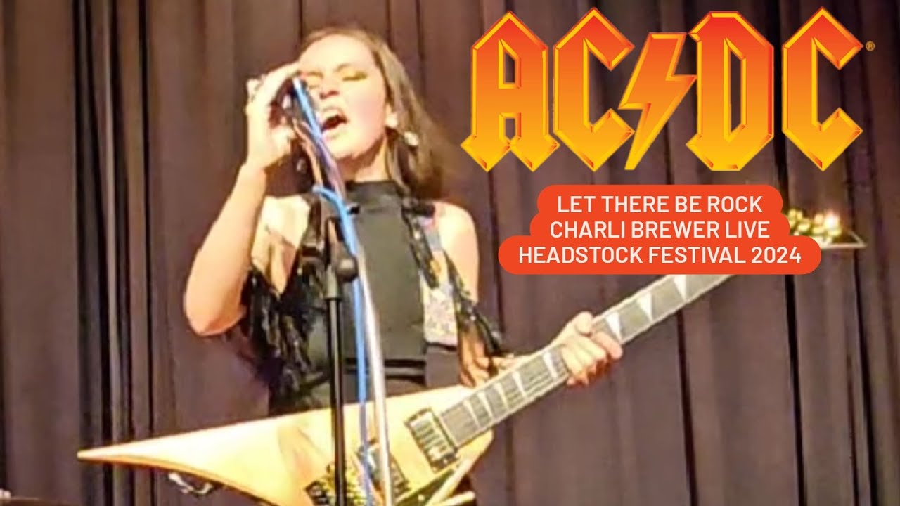 AC/DC's Let There Be Rock Charli Brewer Live at The Headstock Festival 2024