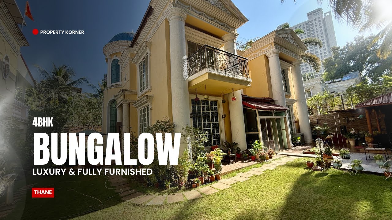 4Bhk Bungalow Luxury & Fully Furnished With Beautiful Artefact’s in Thane
