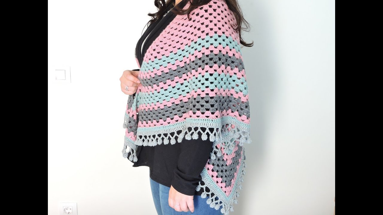 Chal de ganchillo - Crochet Shawl
