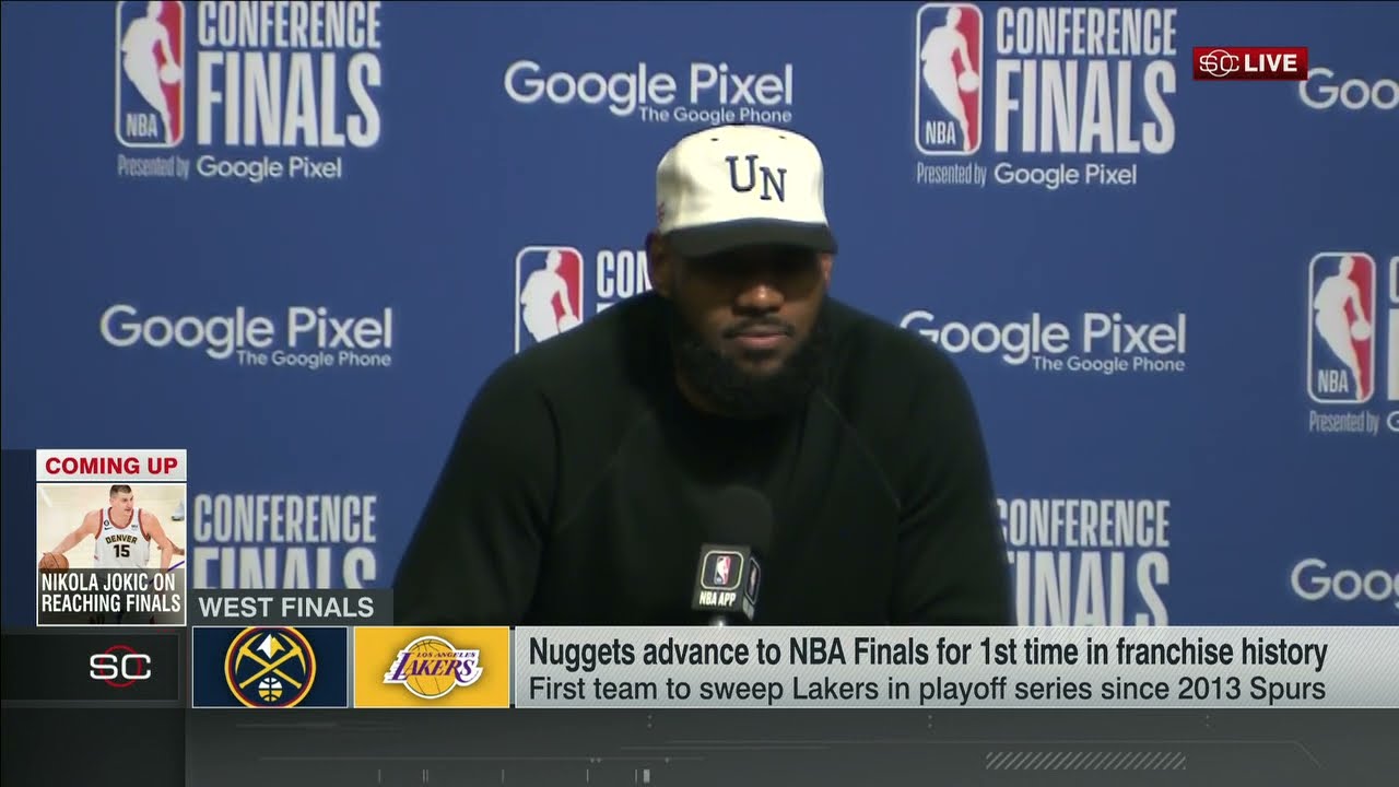 I asked LeBron James how he felt about Carmelo Anthony retiring | Malika Andrews on ESPN